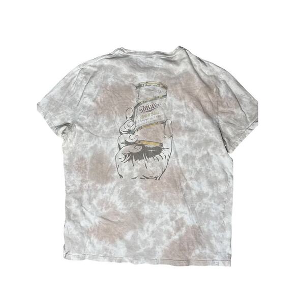 Lucky Brand Other - Lucky Brand Miller High Life Graphic Tee Men’s XXL Tie Dye Beer Shirt